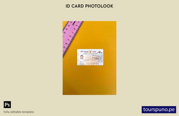listo para imprimir plantilla FRONTAL de foto de tarjeta de identidad de Sudán